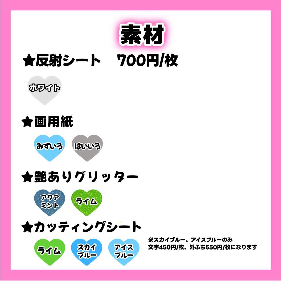 hanaページ うちわ文字 オーダー