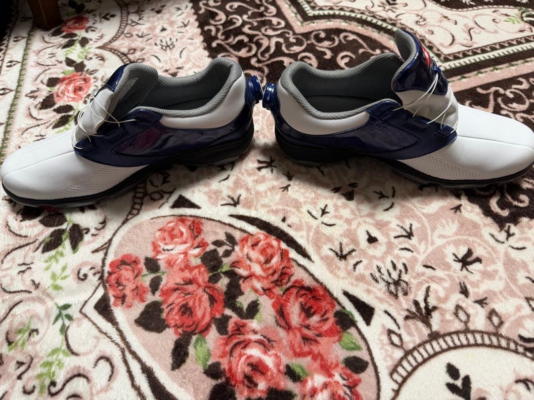 le coq sportif ゴルフシューズ ホワイト/ネイビー