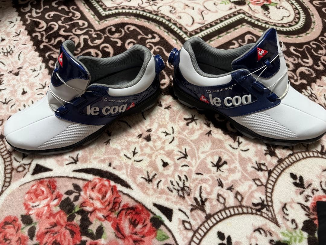 le coq sportif ゴルフシューズ ホワイト/ネイビー