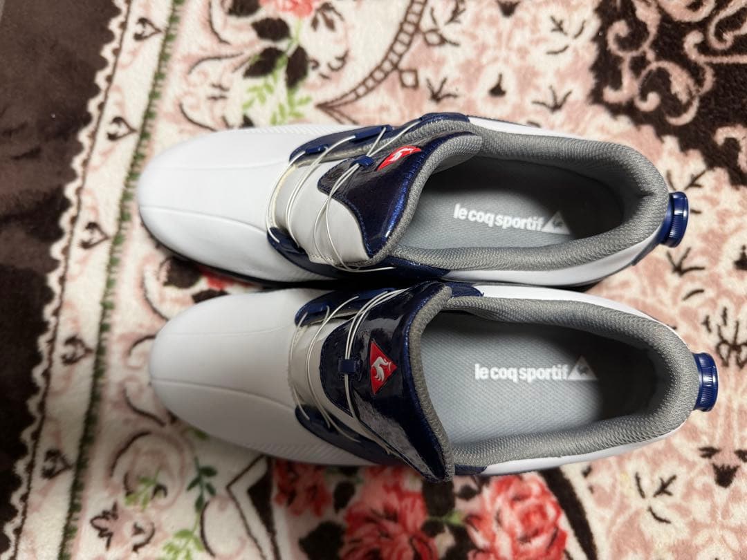 le coq sportif ゴルフシューズ ホワイト/ネイビー