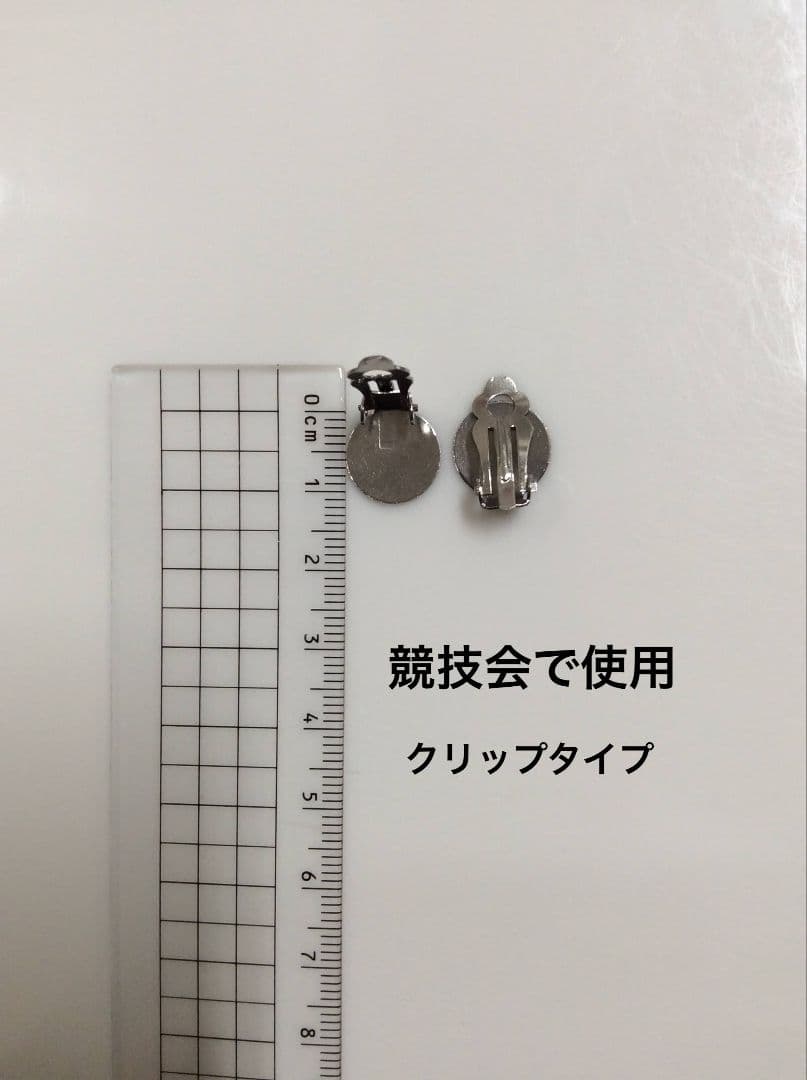 【スワロフスキー製】イヤリング フープ 社交ダンス ベリーダンス アクセサリー