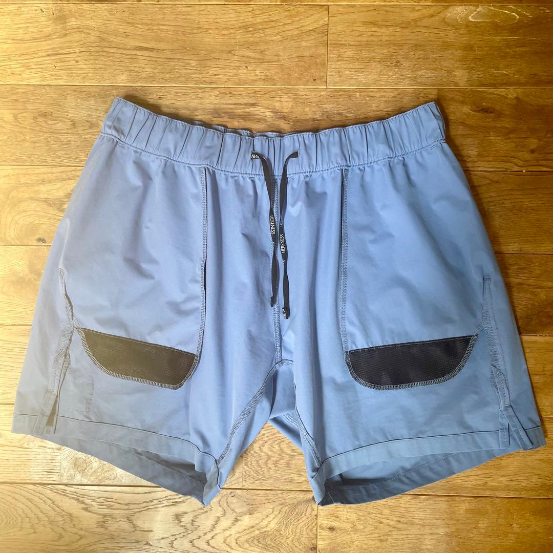 ウォーキング・ランニングウェア HERENESS SUGARCANE SHORTS DISTANCE BLUE