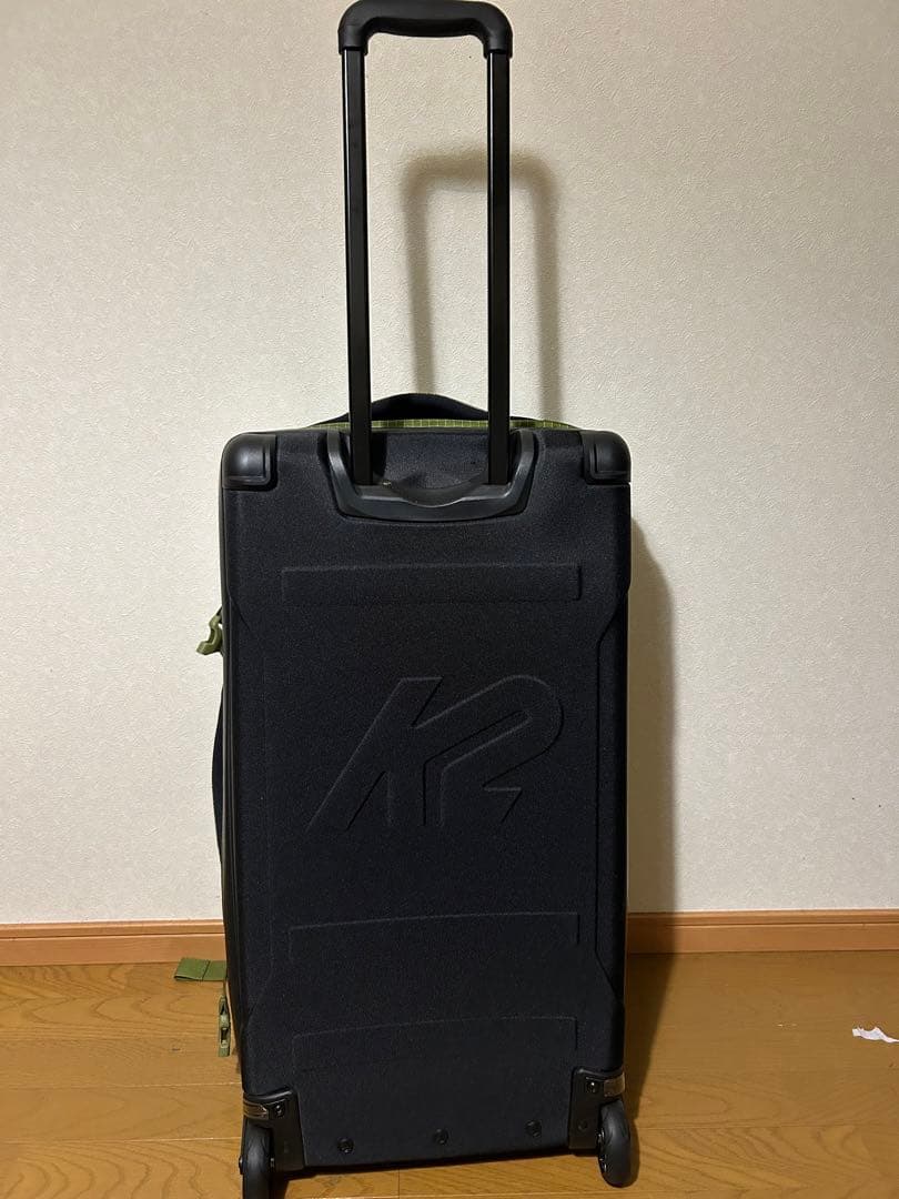 K2 グリーン キャリーケース　スノーボードケース