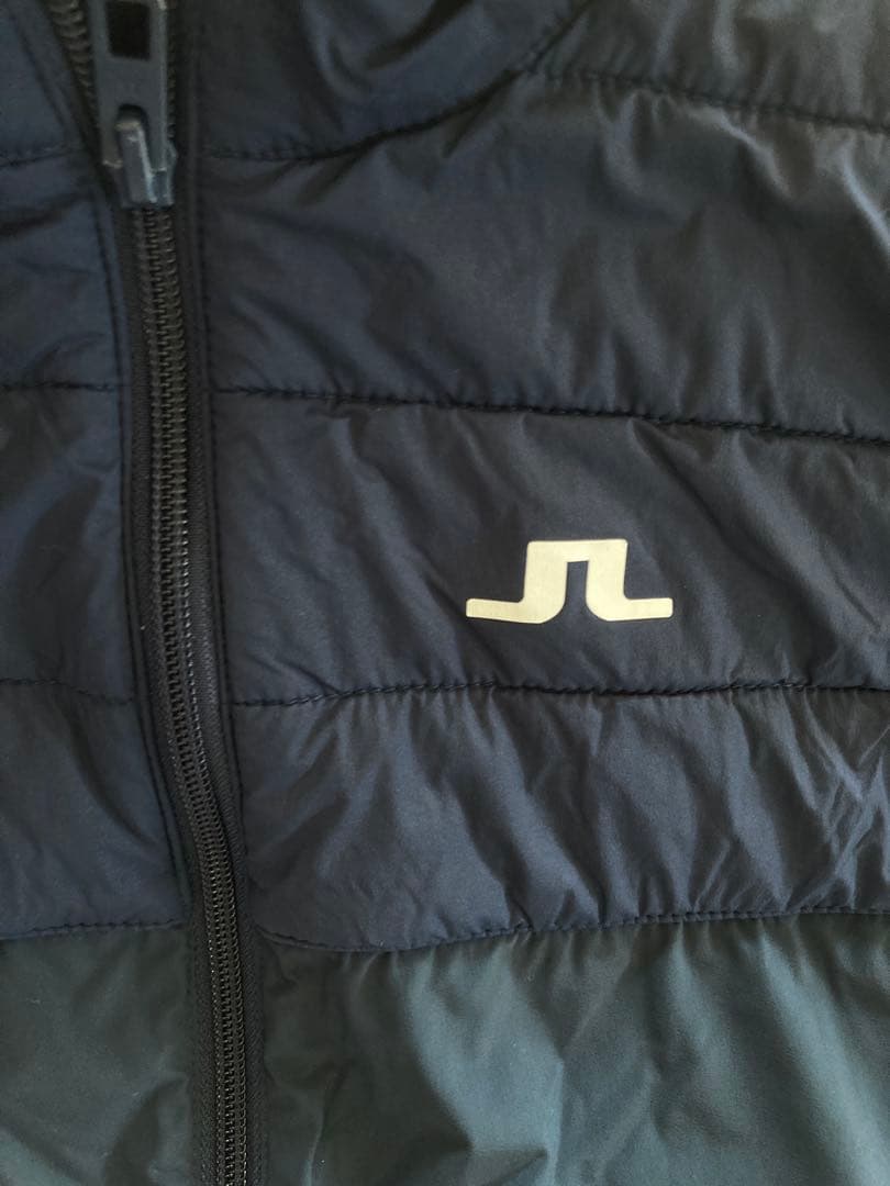 J.Lindeberg ネイビー 中綿 ノースリーブベスト Sサイズ