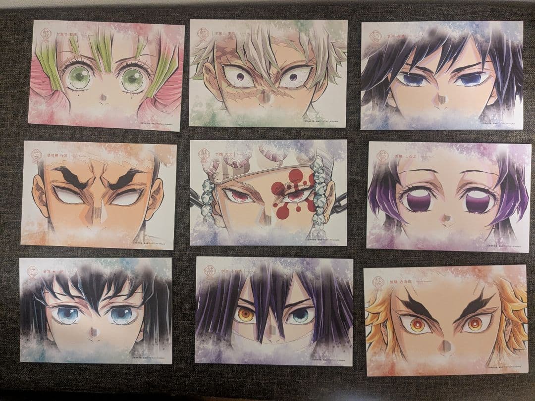 鬼滅の刃 柱展 ランダムキャンバスカード 全員集合