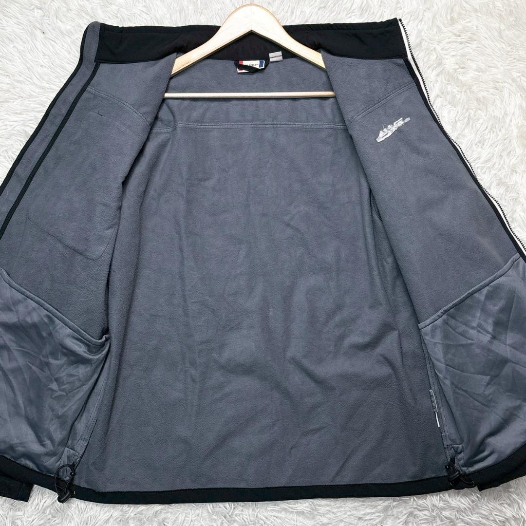 CLIQUE フランス DHL企業ロゴ フルジップジャケット 黒　XL トリコ