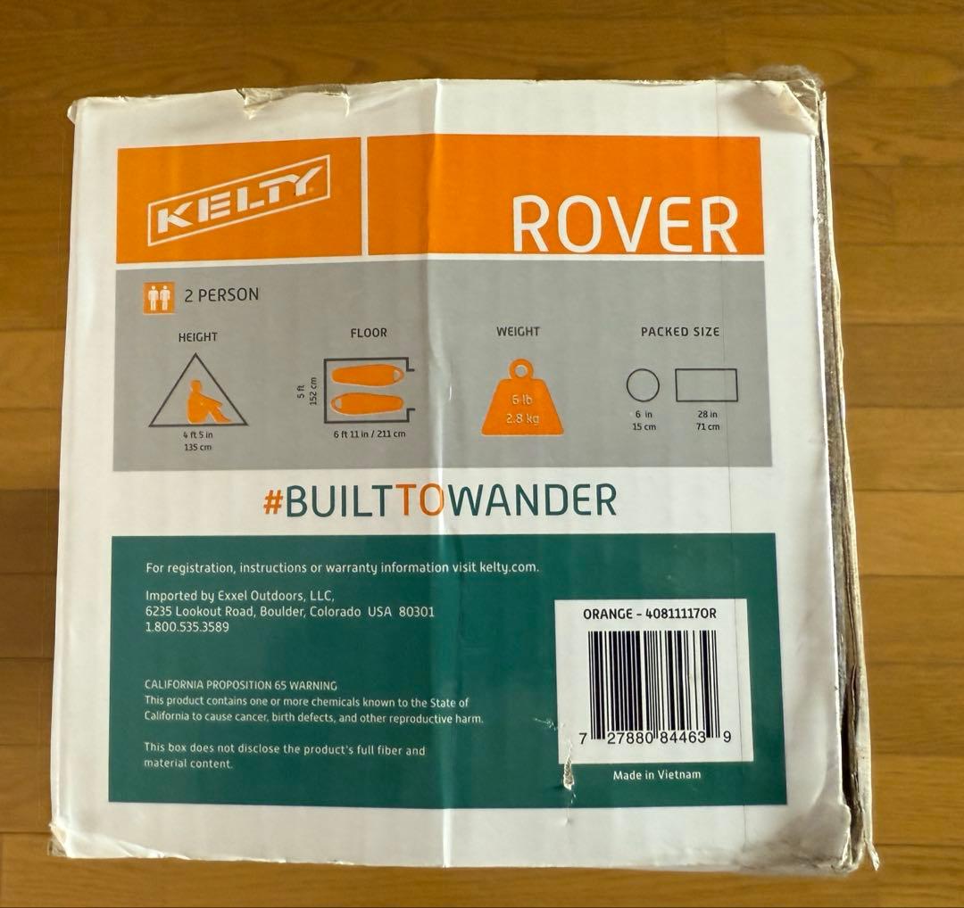 Kelty Rover テント　2人用　新品