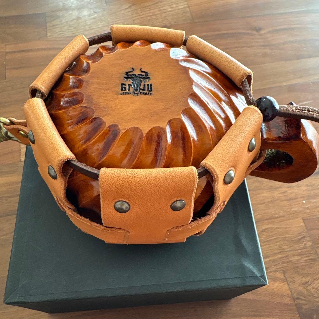 GNU URUSHI CRAFT / HORN 漆 専用ケース付き