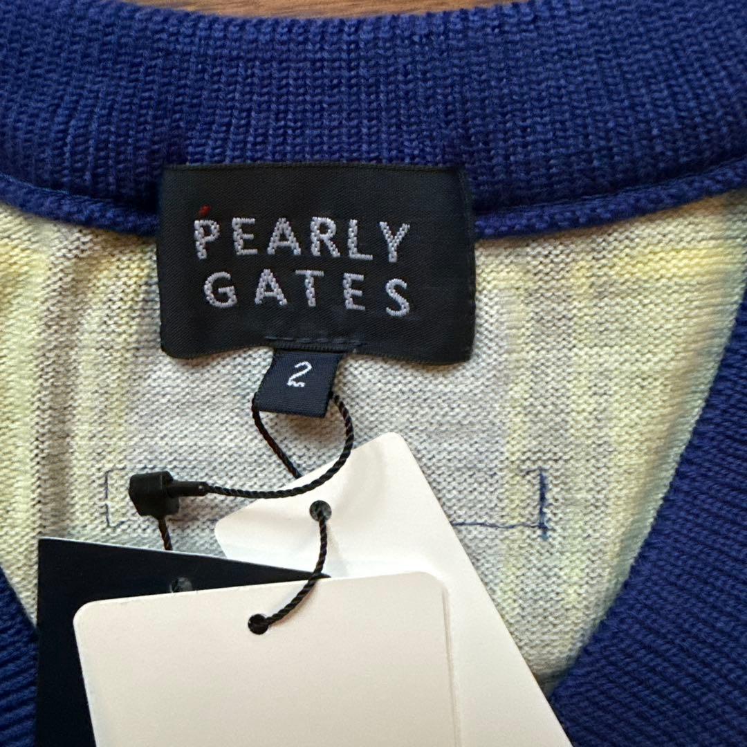 PEARLY GATES チェック柄 ノースリーブベスト ゴルフウェア