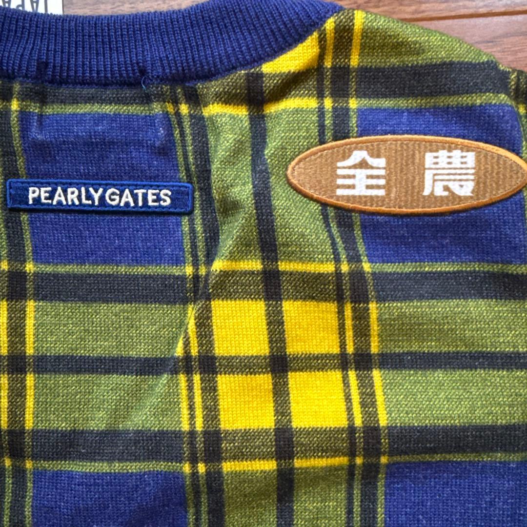 PEARLY GATES チェック柄 ノースリーブベスト ゴルフウェア
