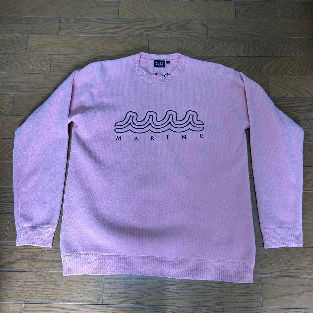 【美品】muta marine GOLFムータマリンゴルフモールスムースニット