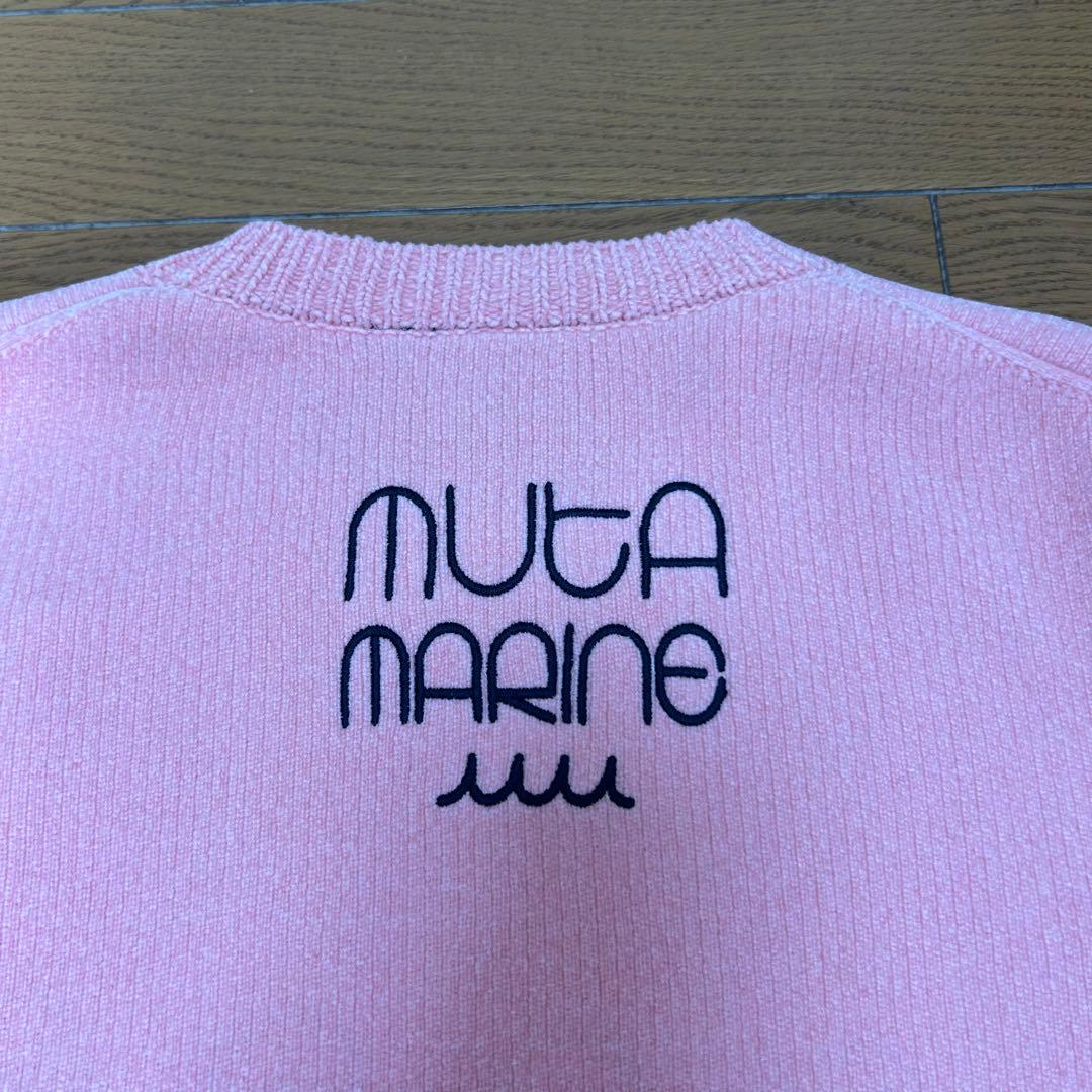 【美品】muta marine GOLFムータマリンゴルフモールスムースニット