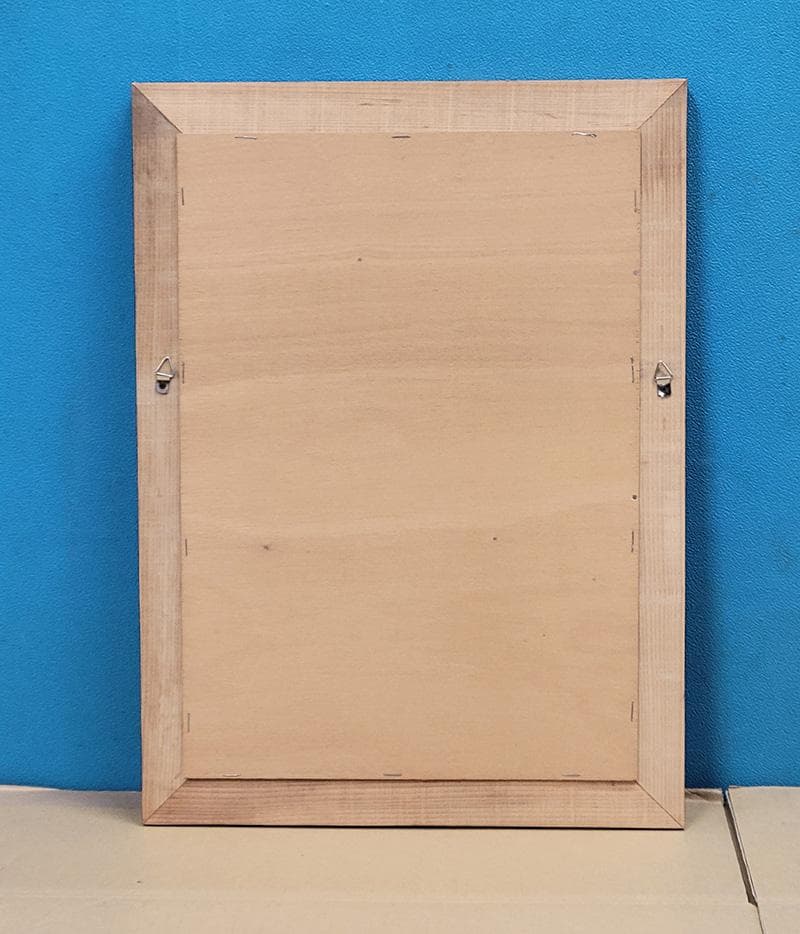 【縁起物】高級 開店 額　金扇子（いぶし）　JOA-255