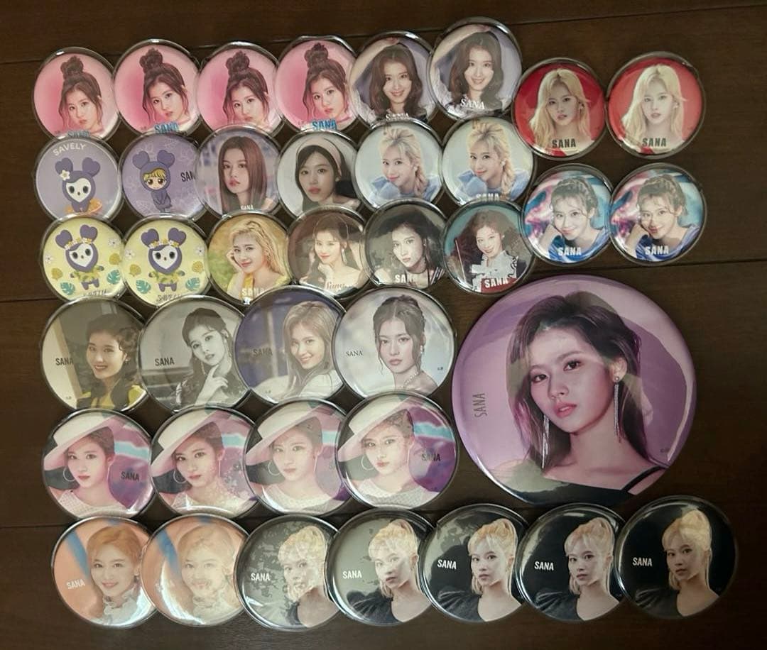 TWICE サナ 痛バ 缶バッジ まとめ売り