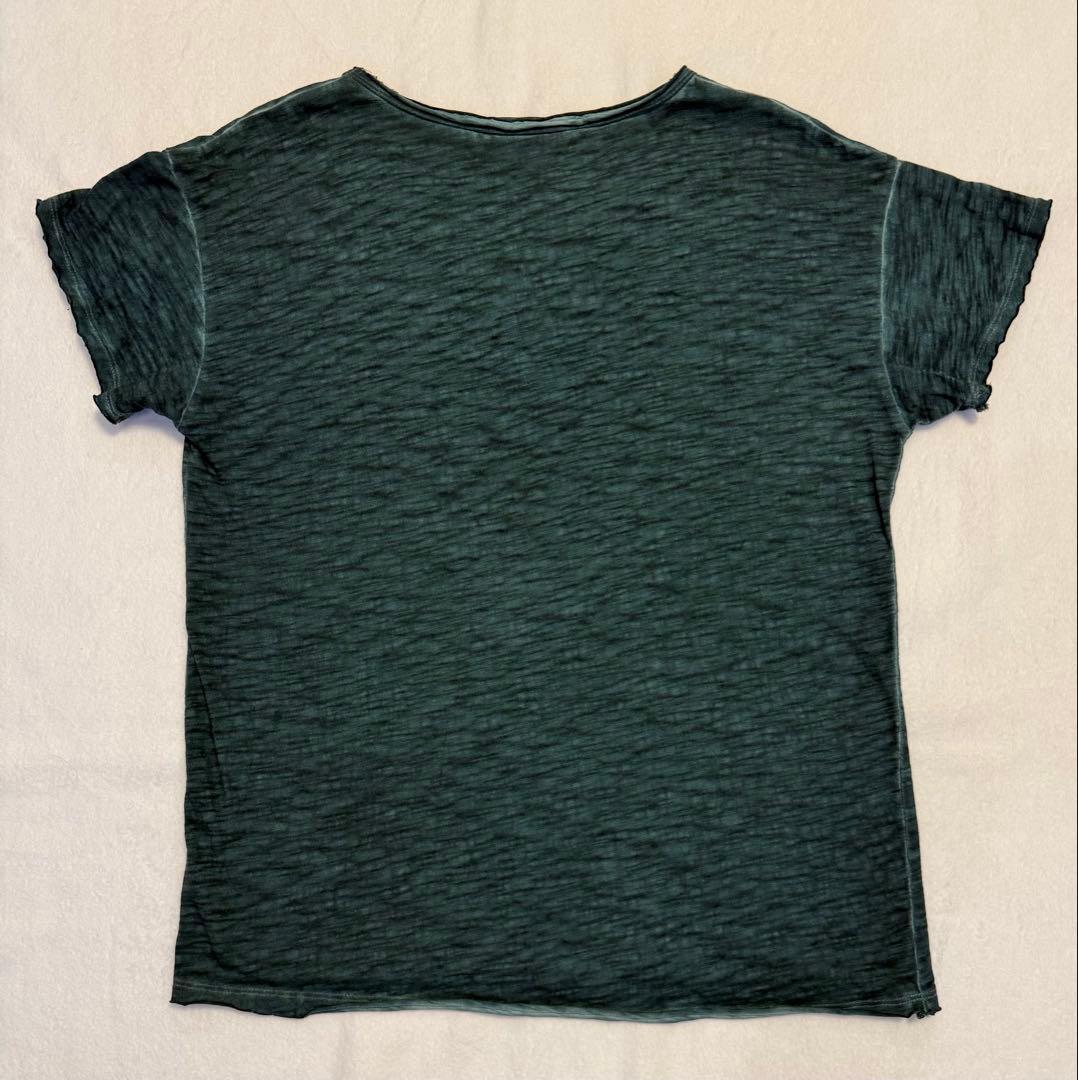 サルセーションSalsation グリーンVネック半袖Tシャツ