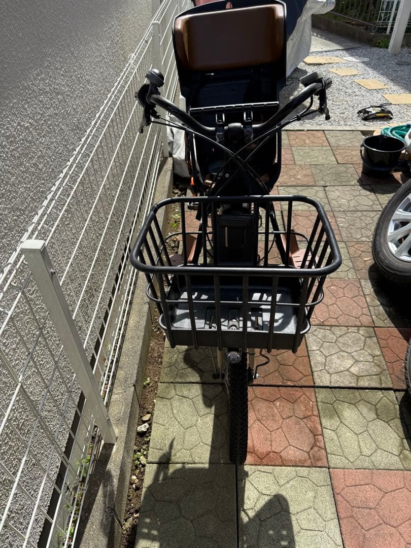電動アシスト自転車 チャイルドシート付き ベージュ