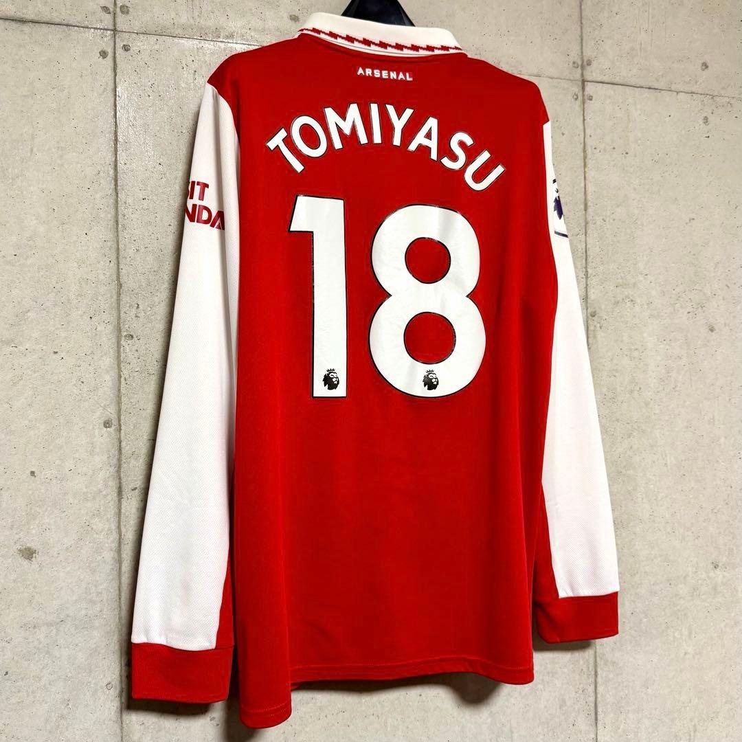 【美品！】22/23 アーセナルFC ♯18冨安健洋【2XOサイズ】ホーム 長袖