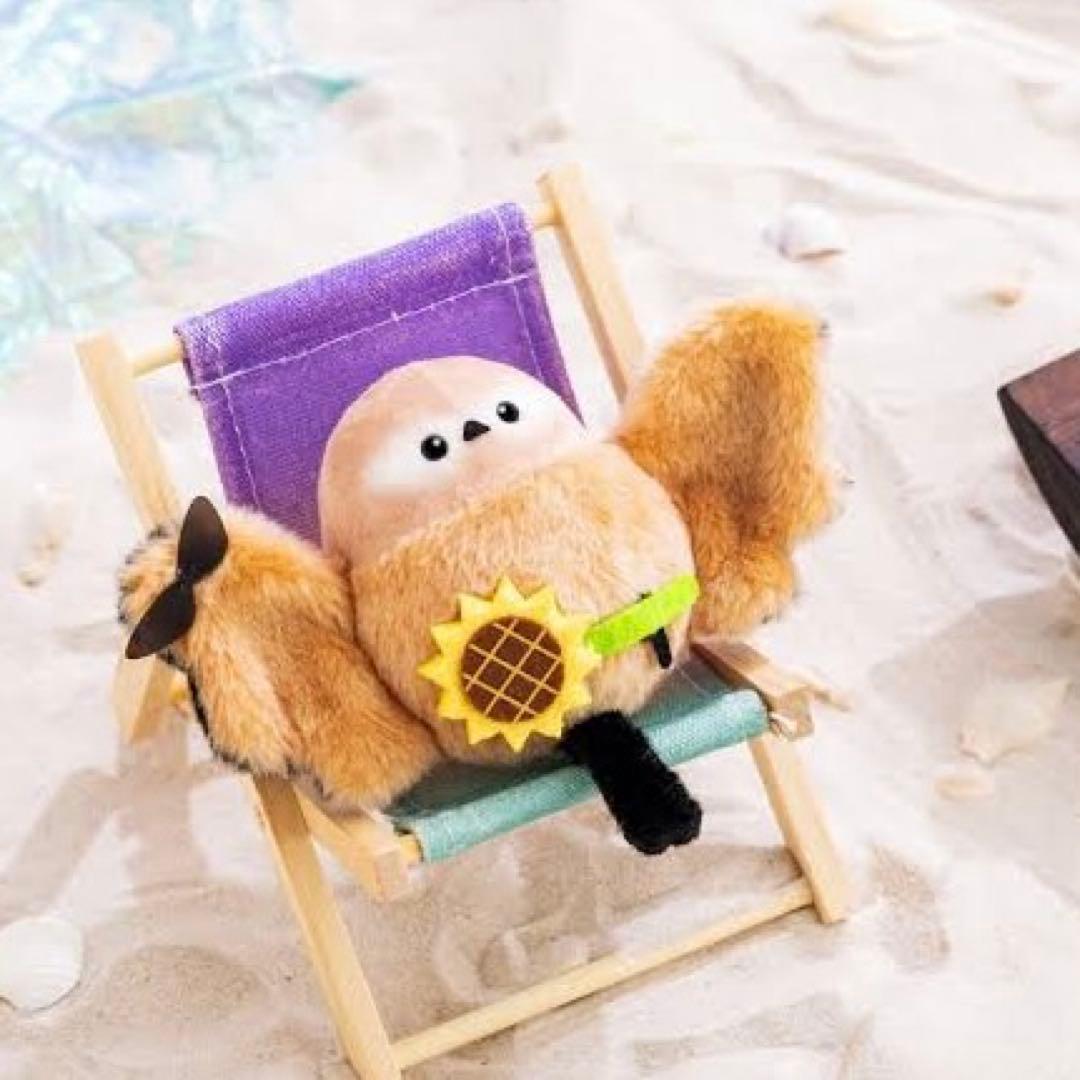 タグあり コウペンちゃん 夏の海〜 日焼けしちゃった邪エナガさん マスコット