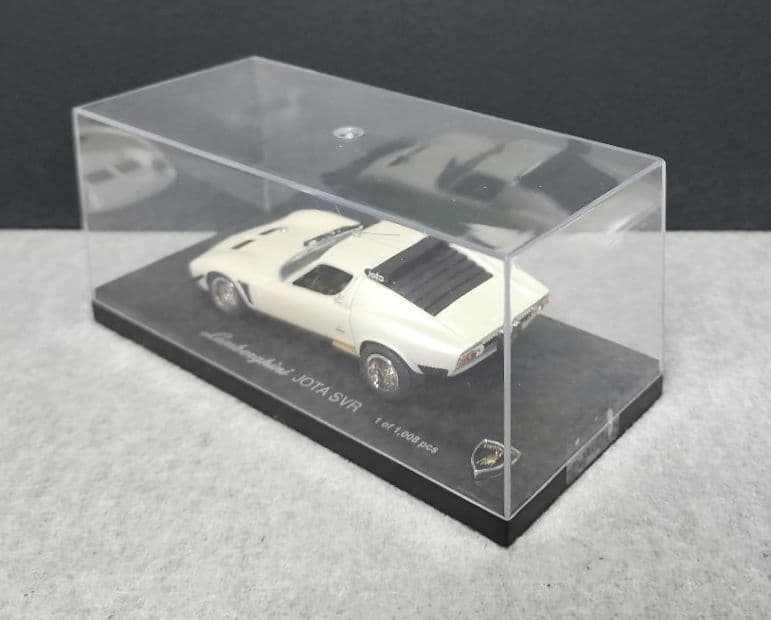 京商 1/43スケール ランボルギーニイオタSVR （ホワイトメタル）