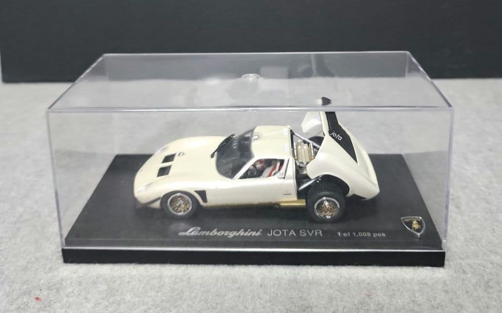 京商 1/43スケール ランボルギーニイオタSVR （ホワイトメタル）