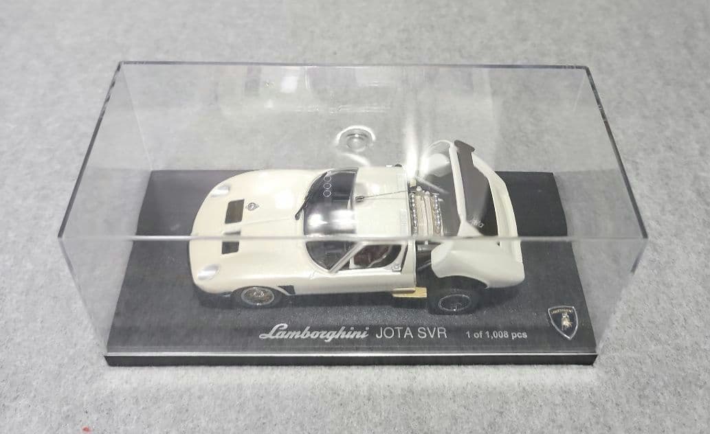 京商 1/43スケール ランボルギーニイオタSVR （ホワイトメタル）
