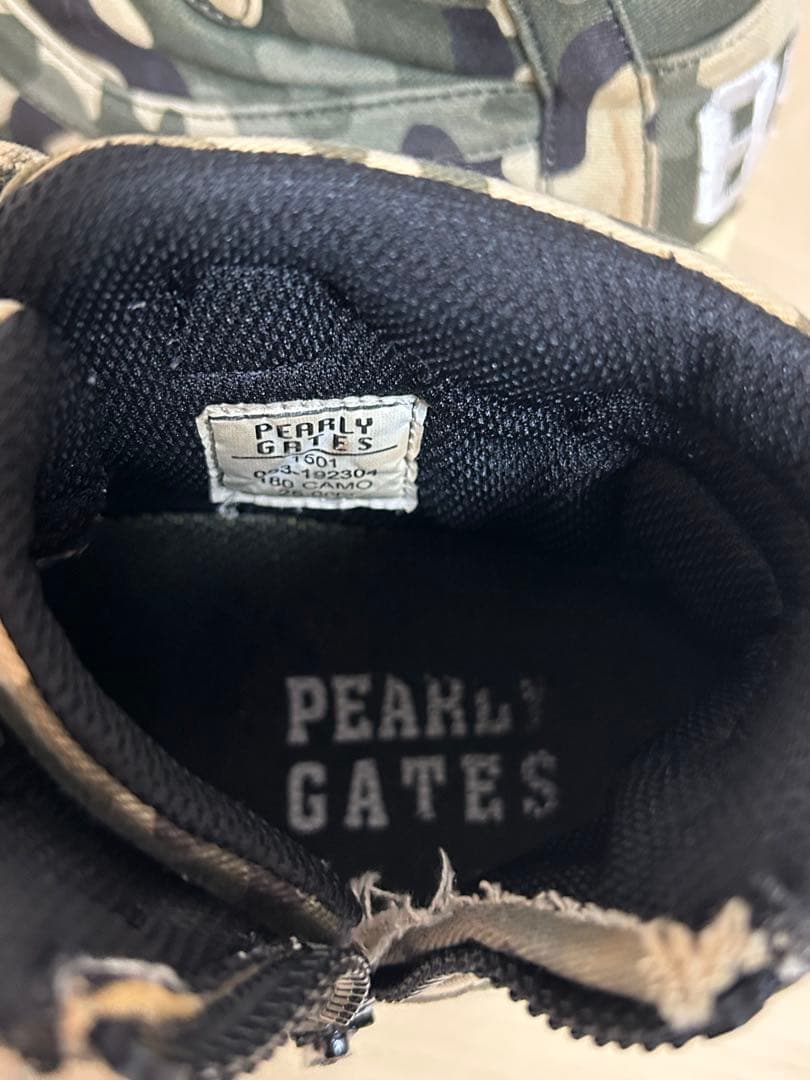 PEARLY GATES パーリーゲイツ　迷彩 ゴルフシューズ