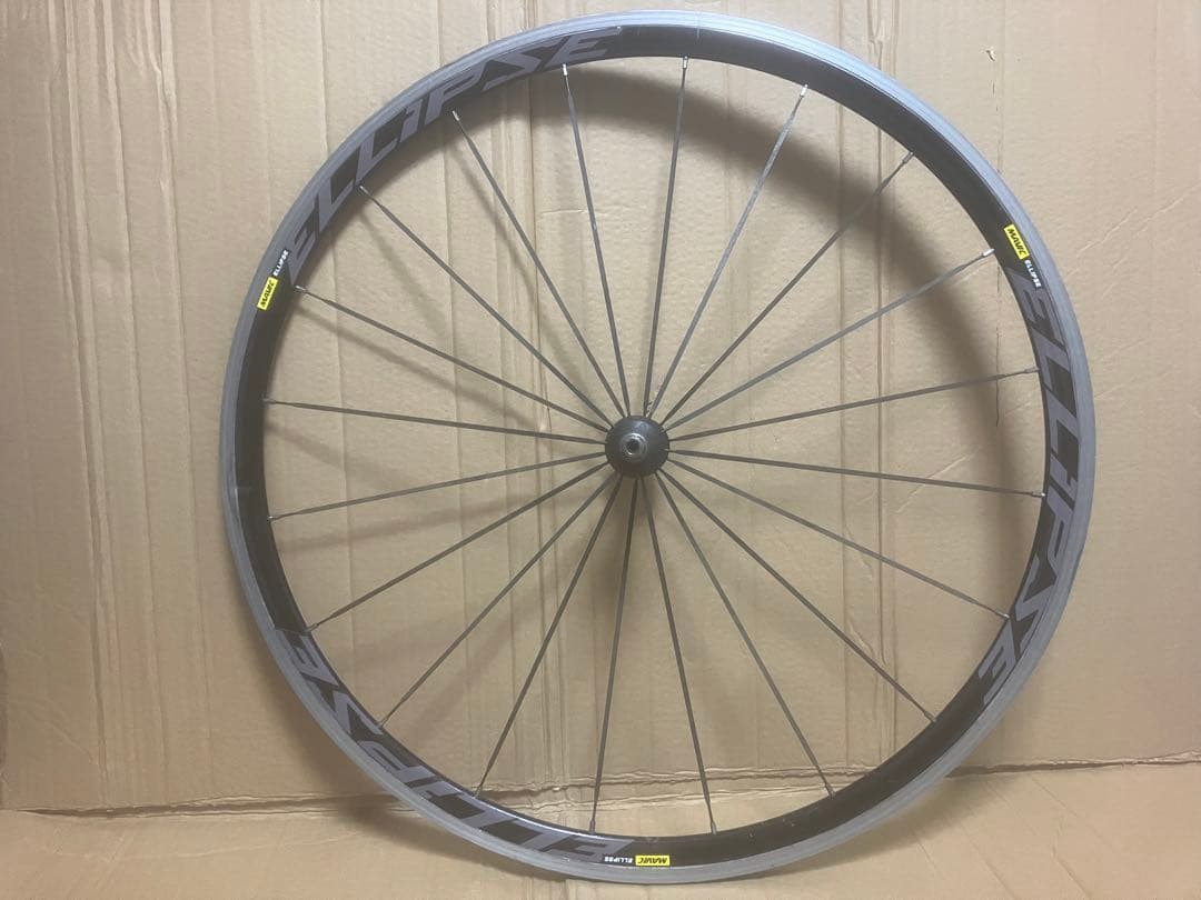 ジャンク MAVIC ELLIPSE ピストホイール 前後 エリプス 競輪