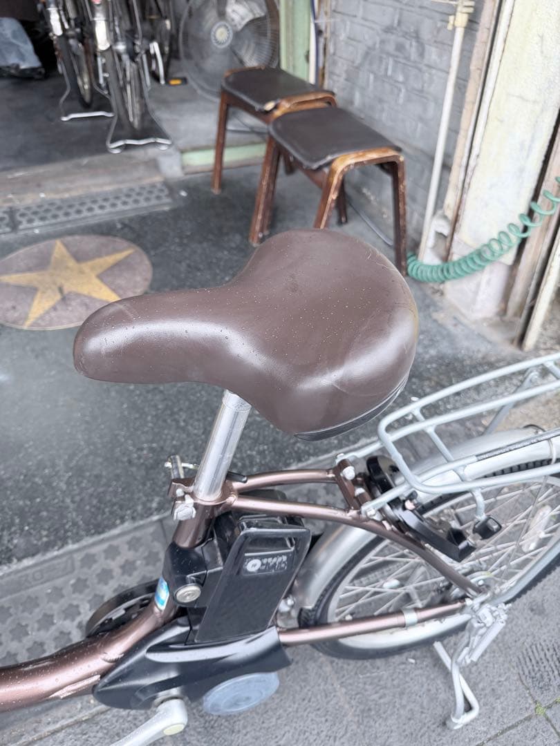 大阪府　Panasonic 電動アシスト自転車 ブラウン