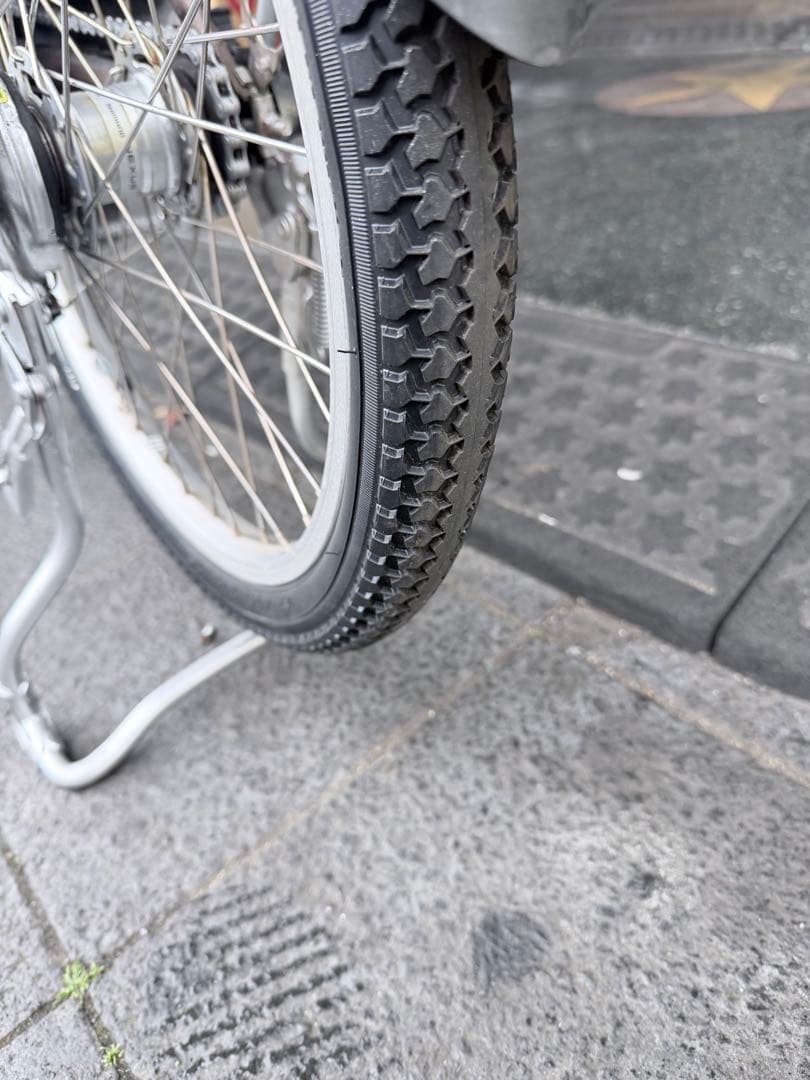 大阪府　Panasonic 電動アシスト自転車 ブラウン