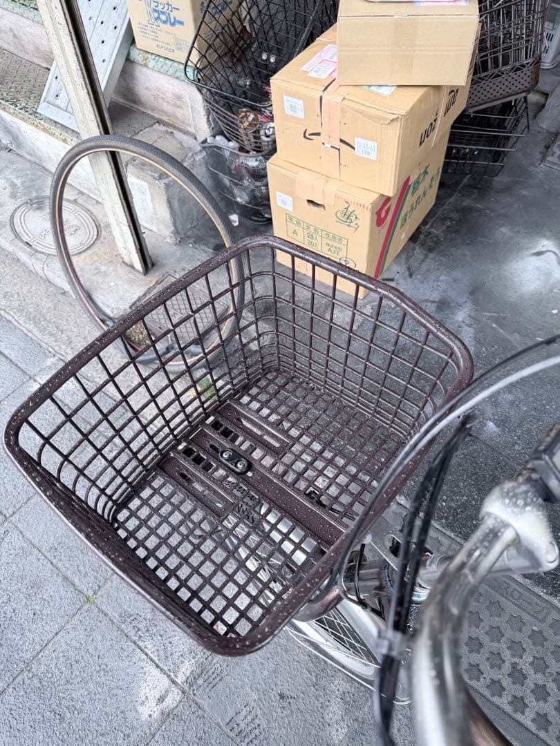 大阪府　Panasonic 電動アシスト自転車 ブラウン