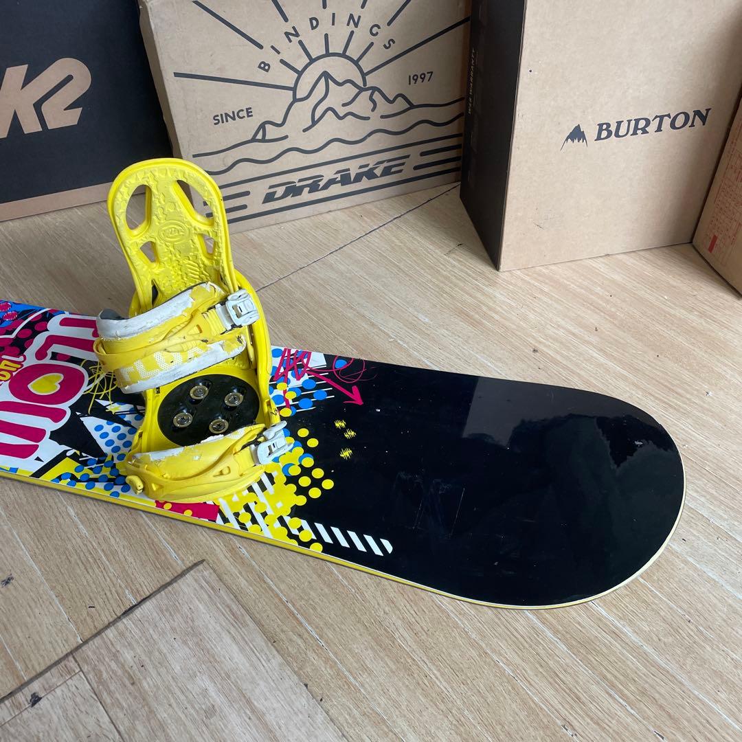 FLOW×FLUX　フロー　フラックス　バインディング付スノーボードセット