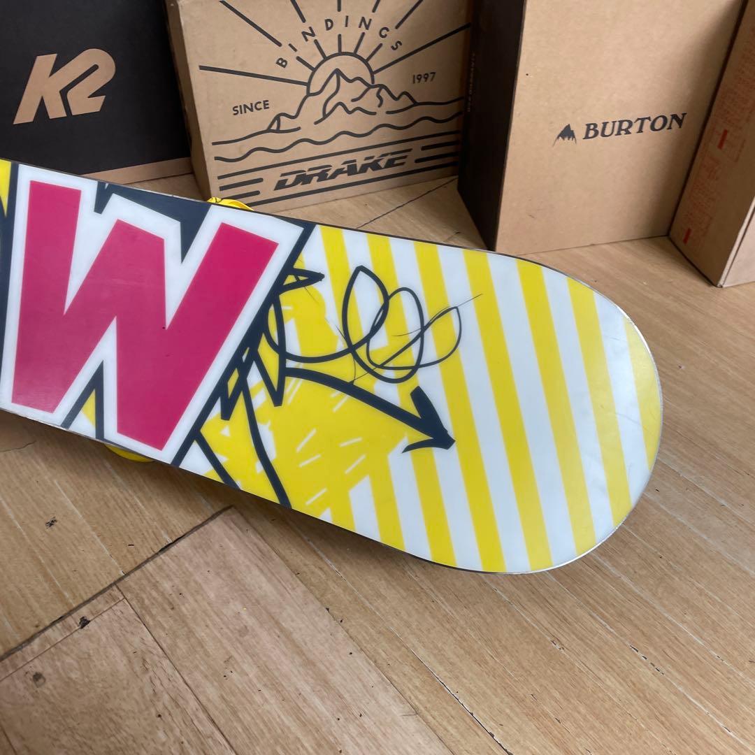 FLOW×FLUX　フロー　フラックス　バインディング付スノーボードセット