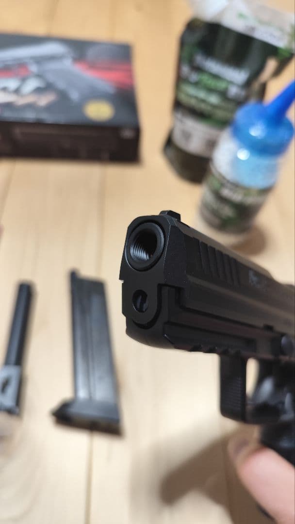 ※jusco.k※　東京マルイ　HK45 エアガンセット ガス缶付き