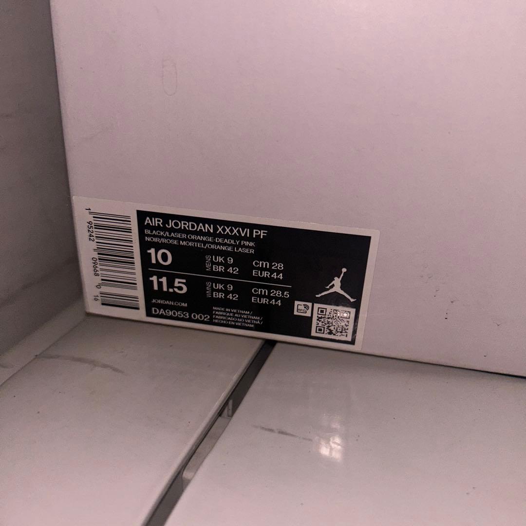 シューズ(男性用) AIR JORDAN XXXVI PF AJ36