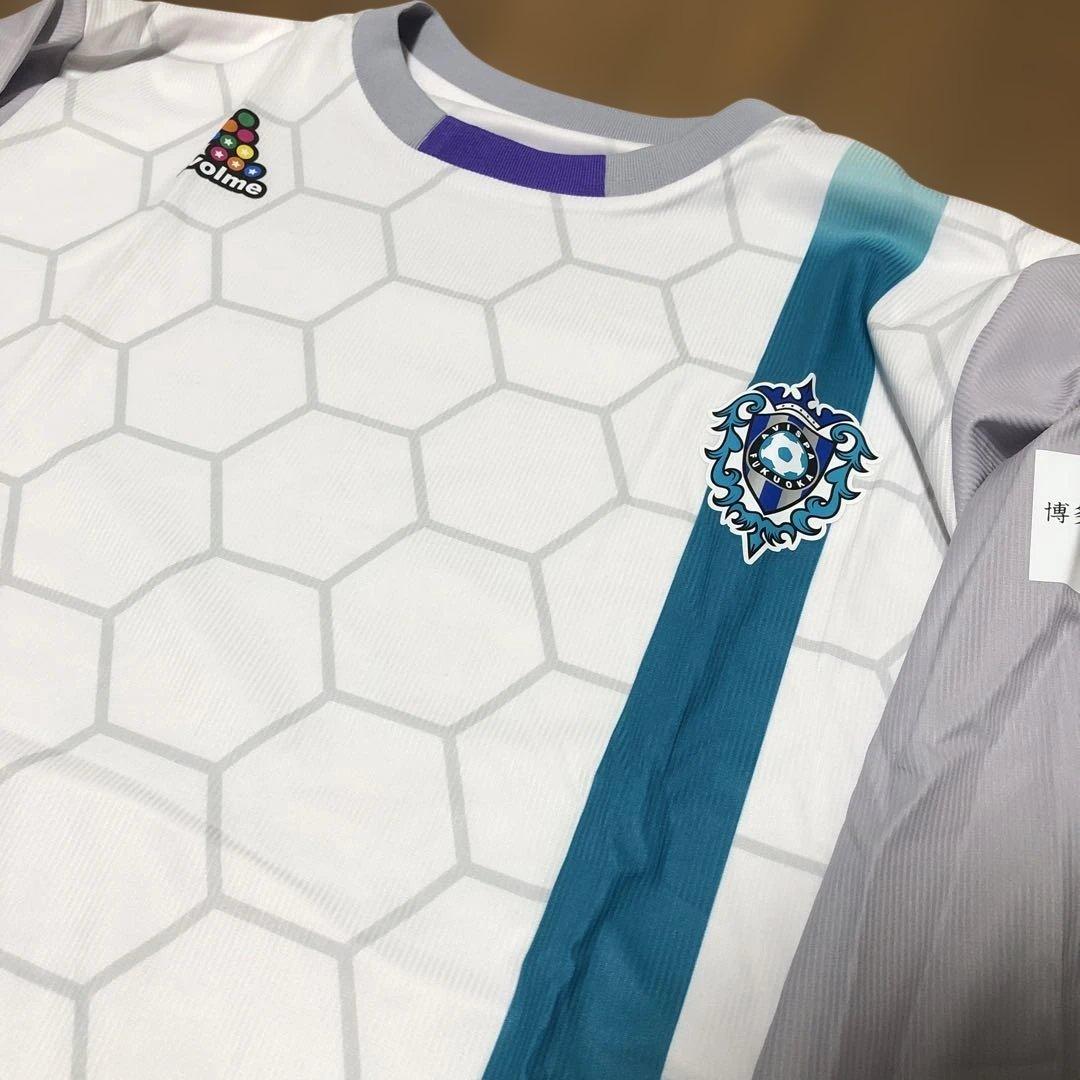 宝*じ様 アビスパ福岡　ユニフォーム長袖 XXL ホワイト