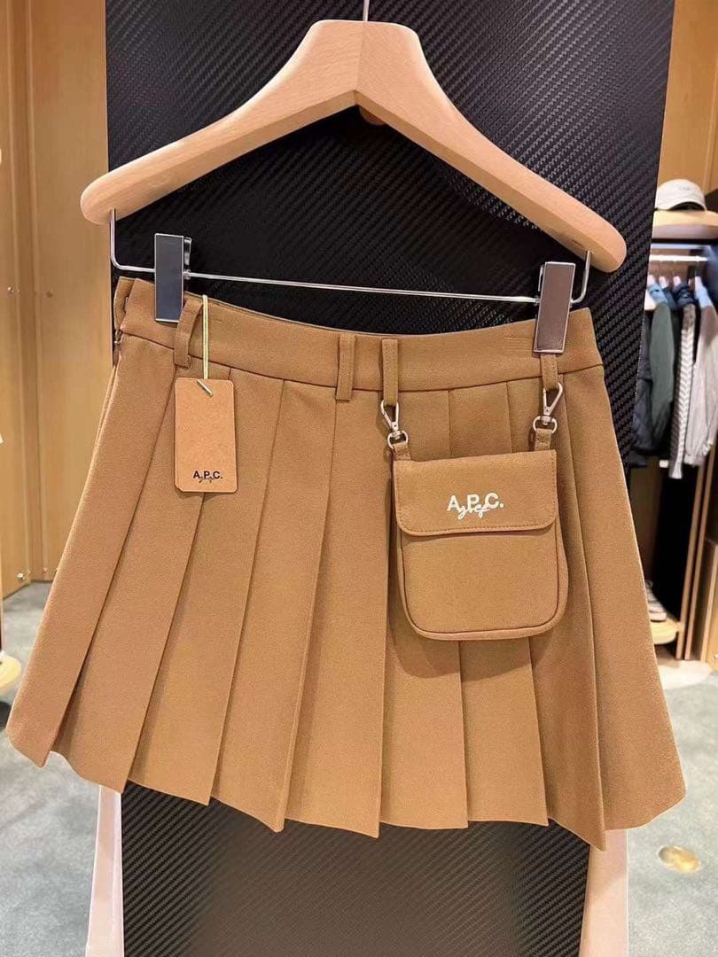 ゴルフウェア レディース 女性用 スカートSML白ベージュ