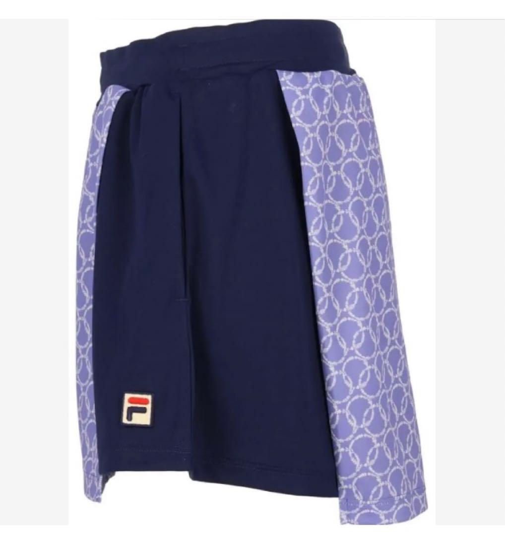 No.830 FILA 新色モーヴのラップショートパンツ☆新品☆XL☆