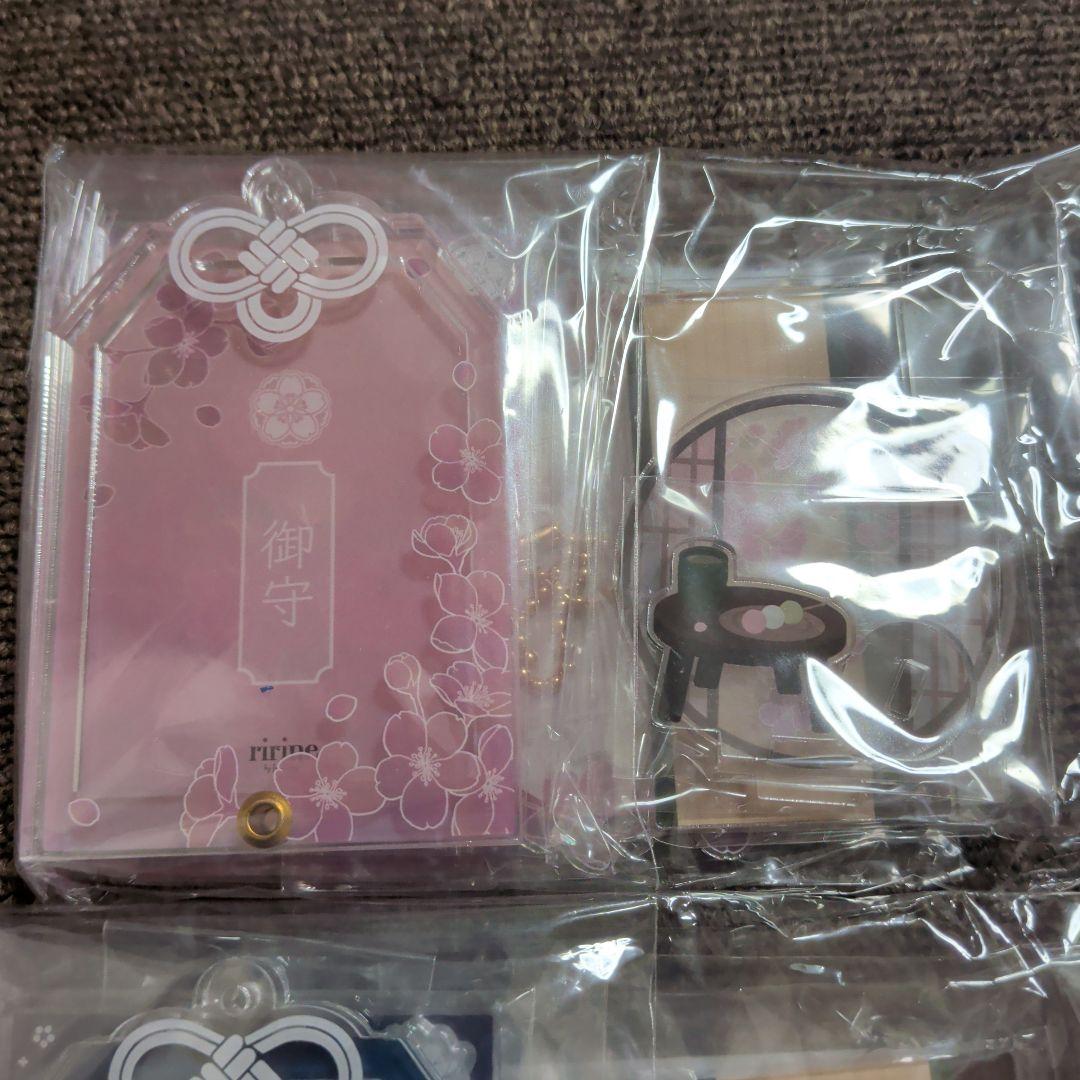 フクヤ　お守りミニアクリルフレーム　和花セット　紫陽花　紅葉　金木犀　蓮　桜