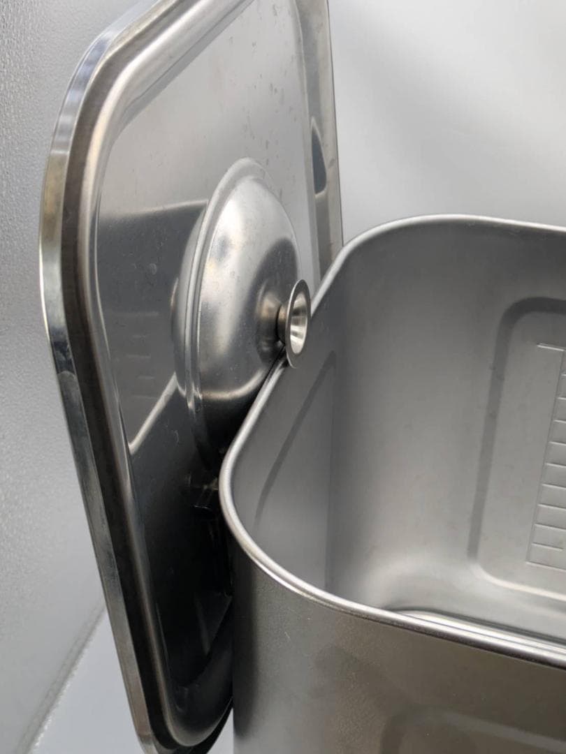 角型キッチンポット14ℓ＆4連ステンレス薬味入れセット