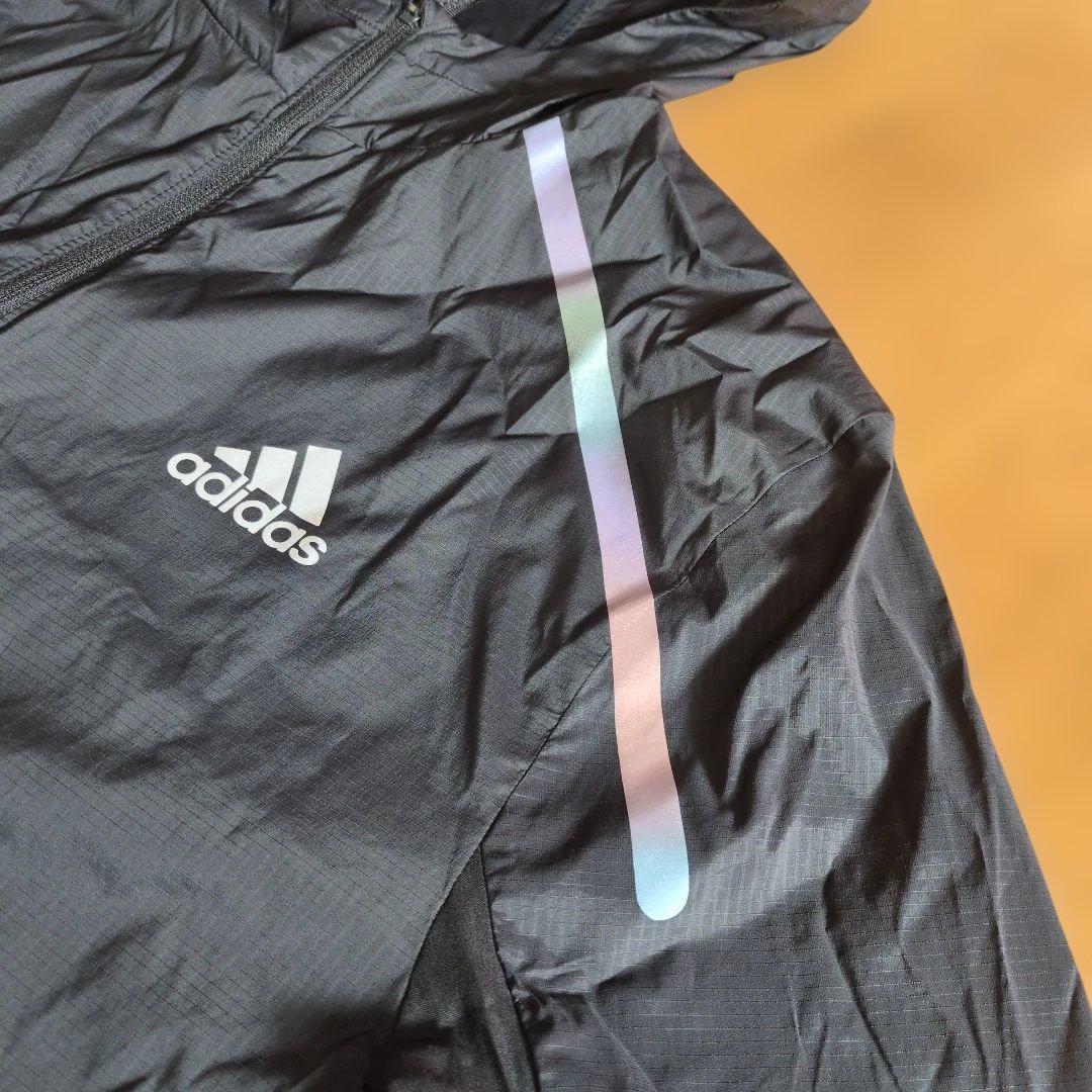 adidas ウィンドブレーカー 黒