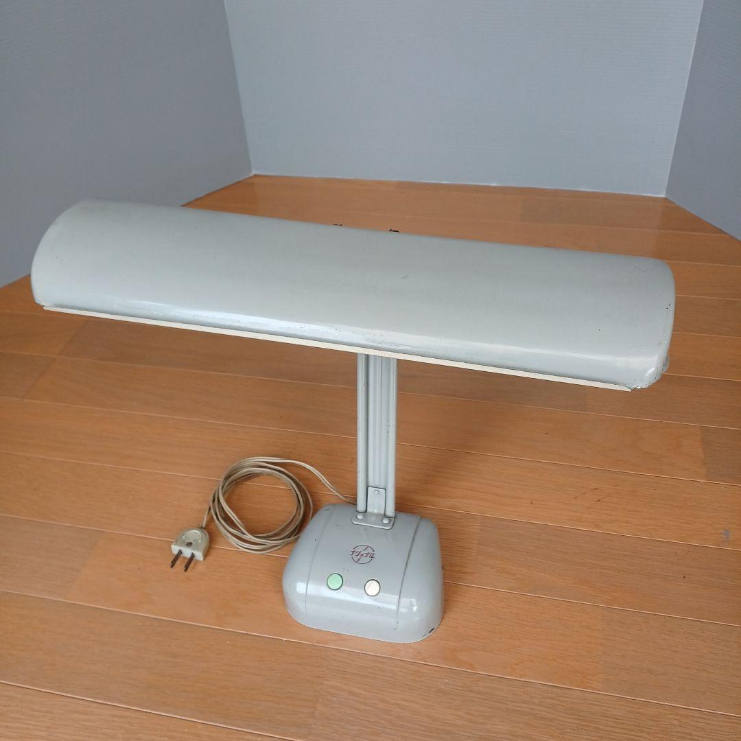 昭和レトロ　ナショナル 蛍光灯器具　学習用電気スタンド　ディスクライト　希少品