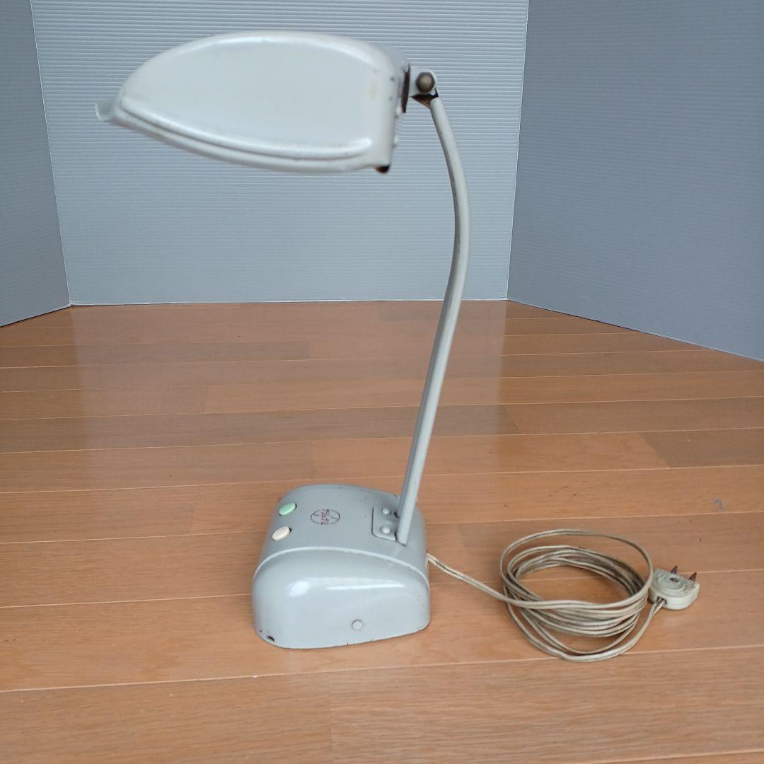 昭和レトロ　ナショナル 蛍光灯器具　学習用電気スタンド　ディスクライト　希少品