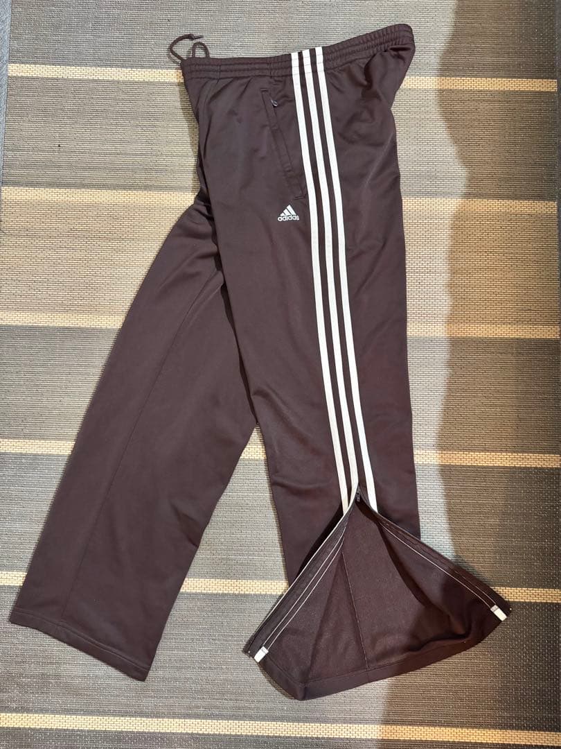 【希少カラー】02年製 adidasトラックパンツ AN5002 ブラウン JM
