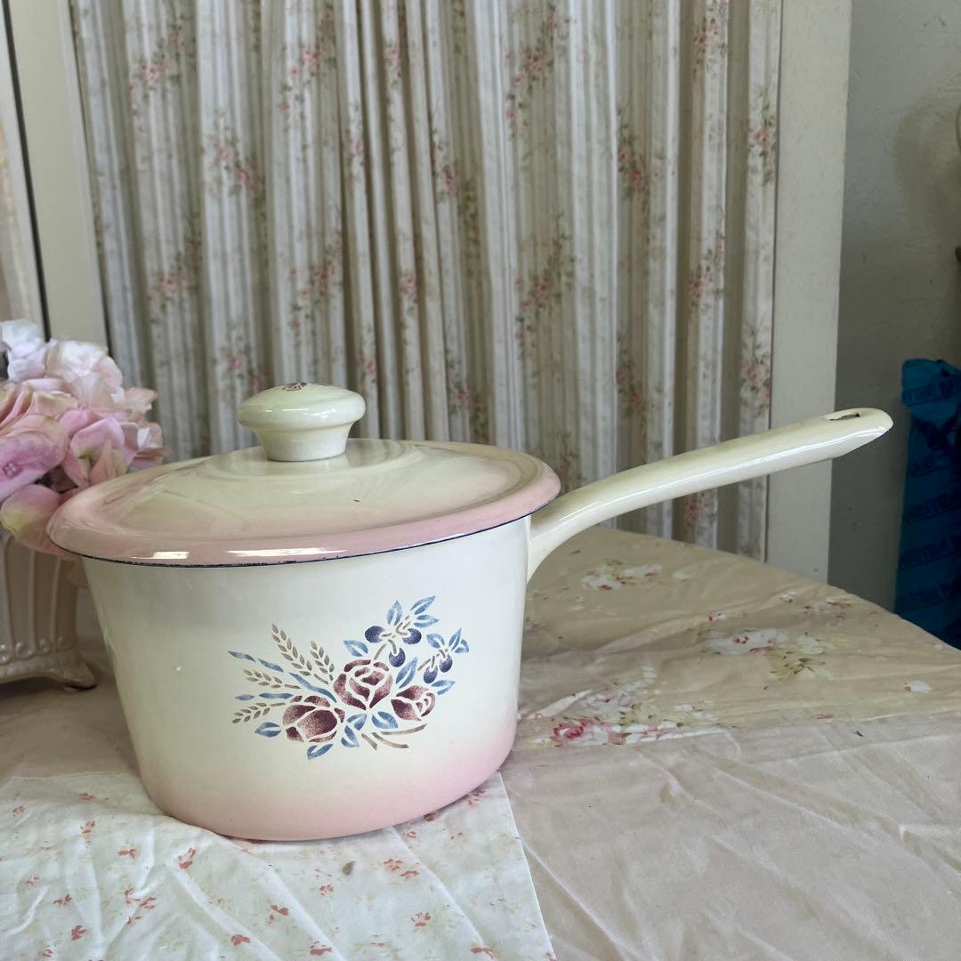 マニー ローズアンポショワール スープパン 箱入り新品 片手鍋 貴重な廃盤品
