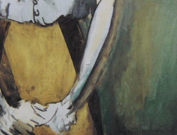 アンリ・マティス、『イタリア女』、希少画集画、状態良好、新品木製額・額装付