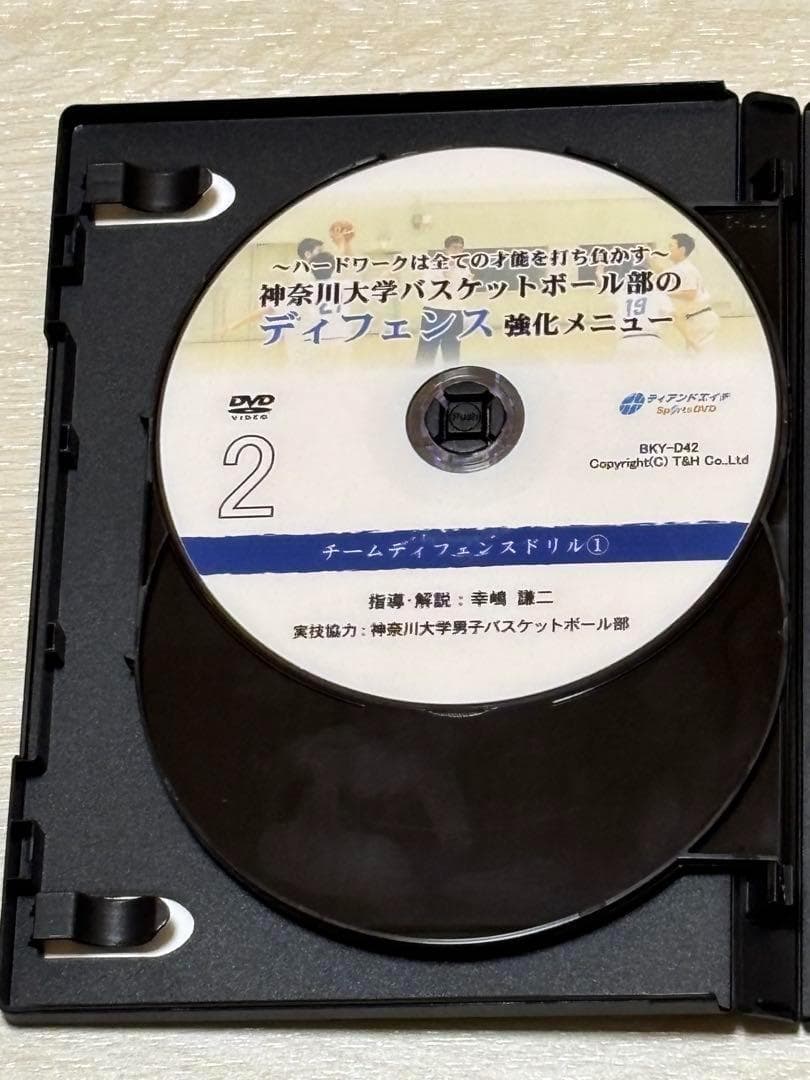 【バスケ指導DVD】 神奈川大学のディフェンス強化メニュー DVD3枚