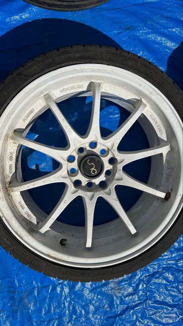 JNC鍛造ホイール17インチ205/40R17タイヤ付4本