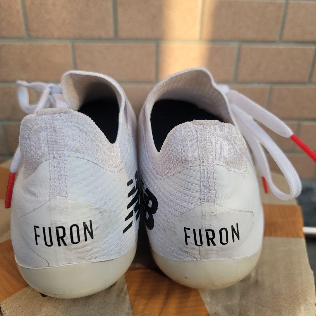 New Balance Furon ホワイト スパイクシューズ　26.5cm