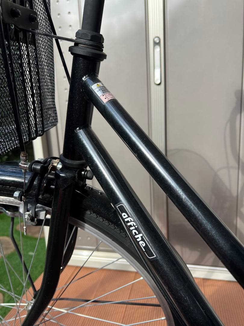 afriche シティサイクル ブラック