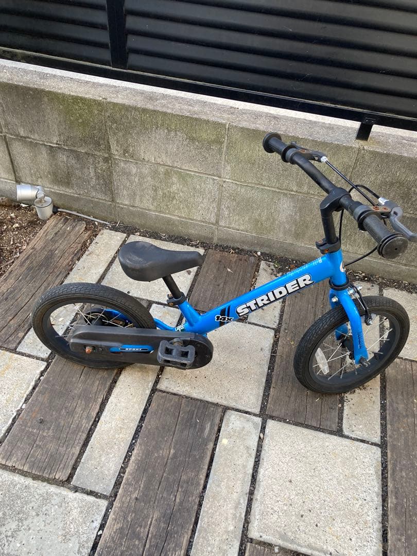 STRIDER ストライダー14X 世田谷区近郊引取or着払 幼児用自転車 青